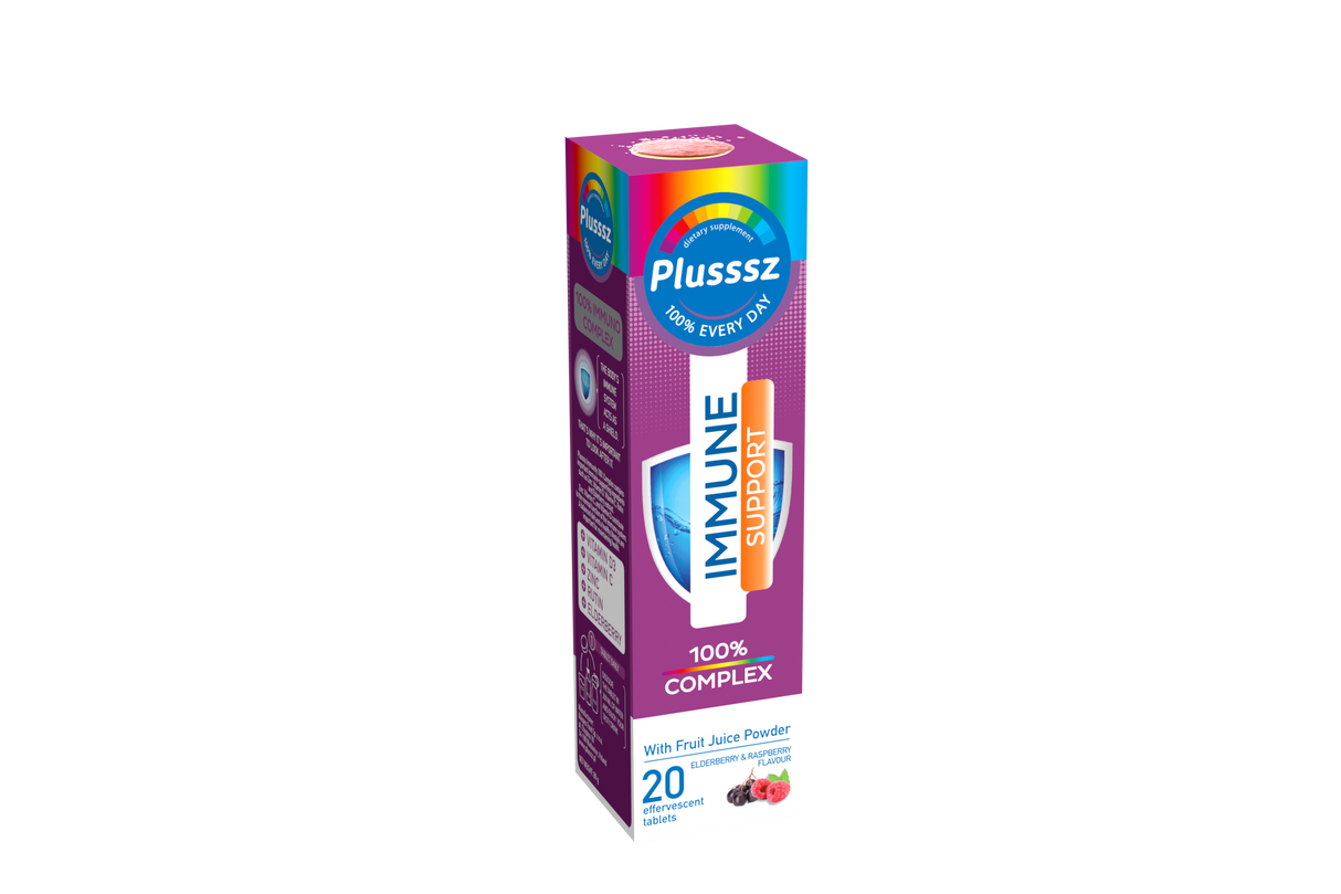 PLUSSSZ Immunity Effervescent Tabs 20pk