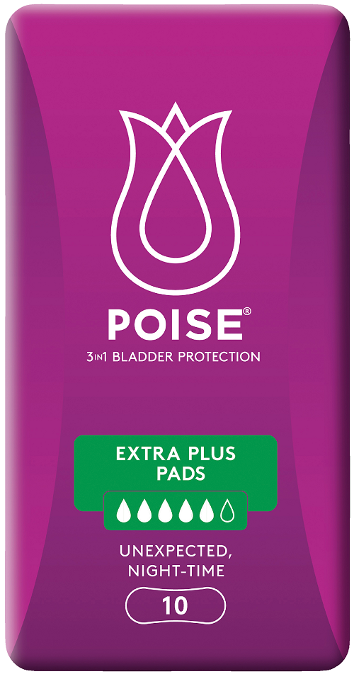 Poise Pads Extra Plus 10 Pack