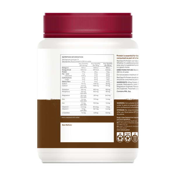 Red Seal Fit Protein Chocolate 500g