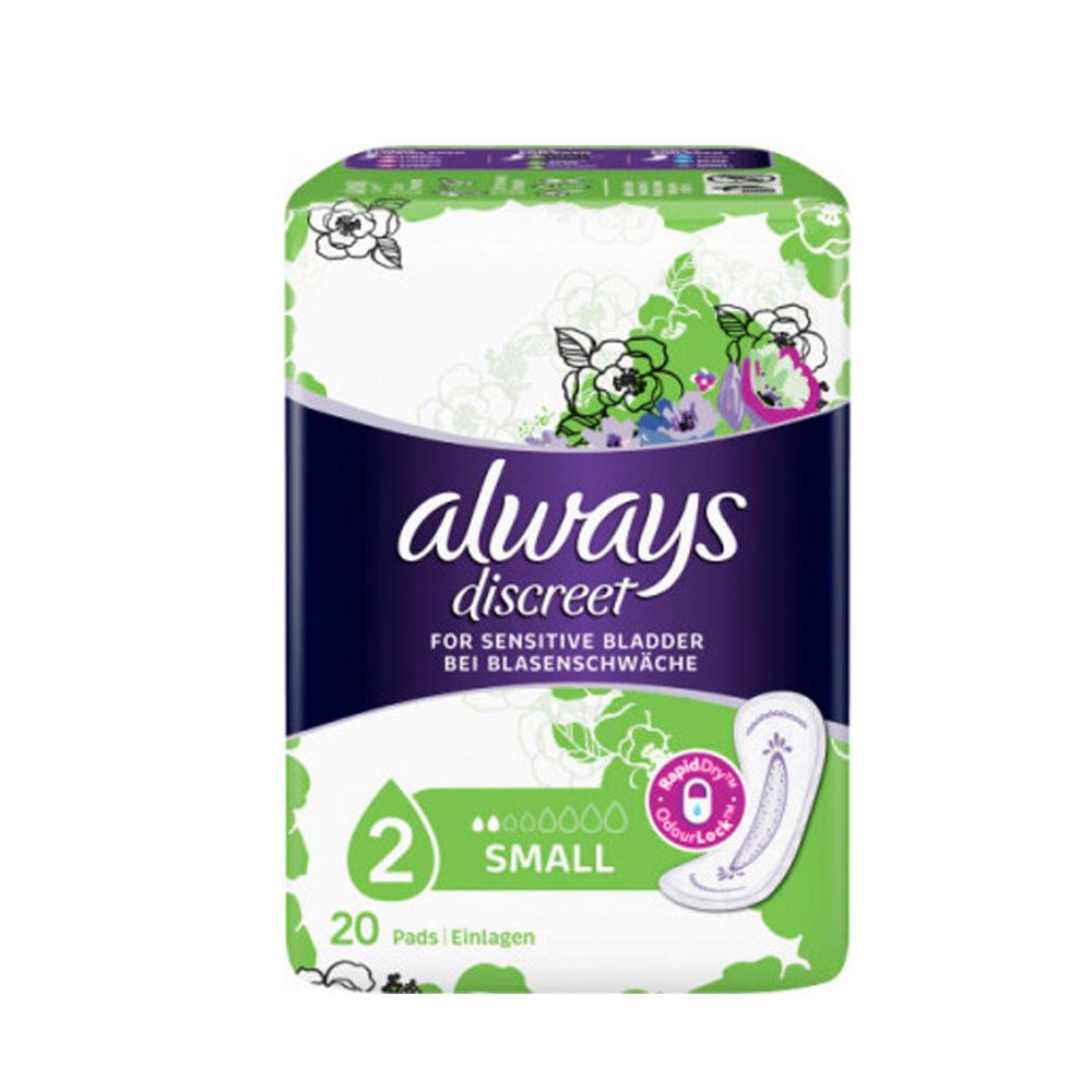 ALWAYS DISCREET Pads Small 20pk