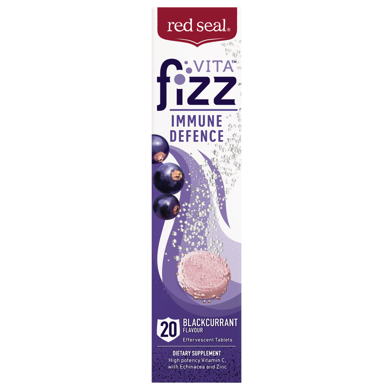 Red Seal VitaFizz Immune Defence Blackcurrant 20 Tablets