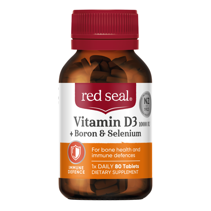 Red Seal Vitamin D + Boron & Selenium 80 tablets