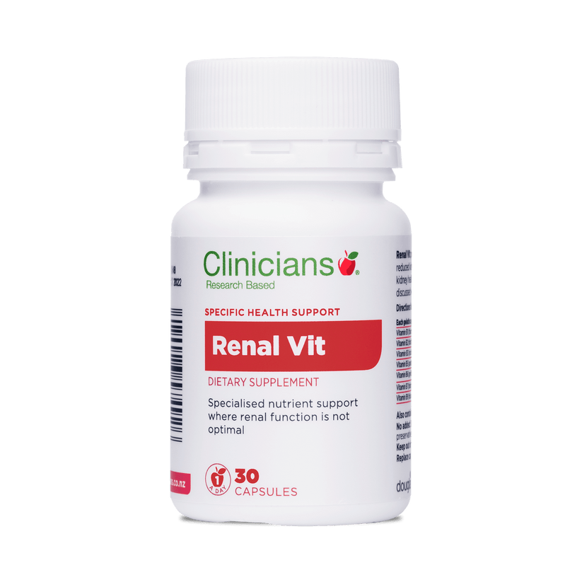Clinicians Renal Vitamin 30 Capsules
