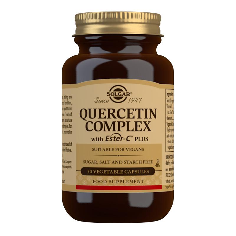 Solgar Quercetin Complex with Ester-C Plus Vegetable Capsules 50s