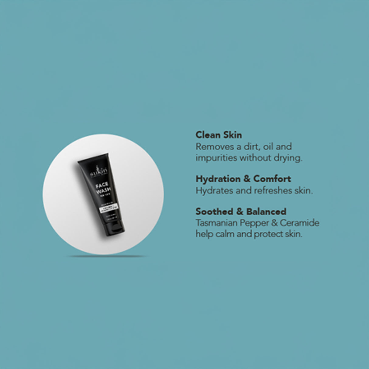 Sukin Mens Face Wash 125ml