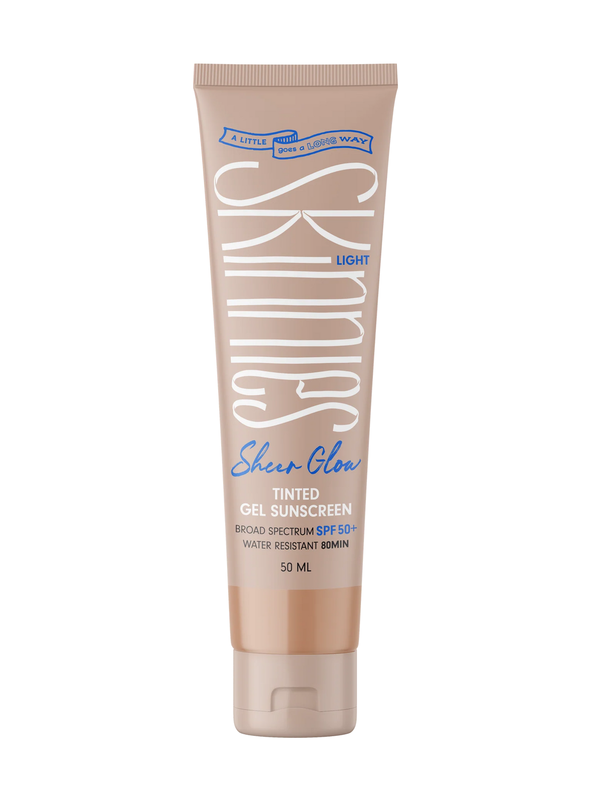 SKINNIES Shr Glw Tint SPF50 Lt 50ml