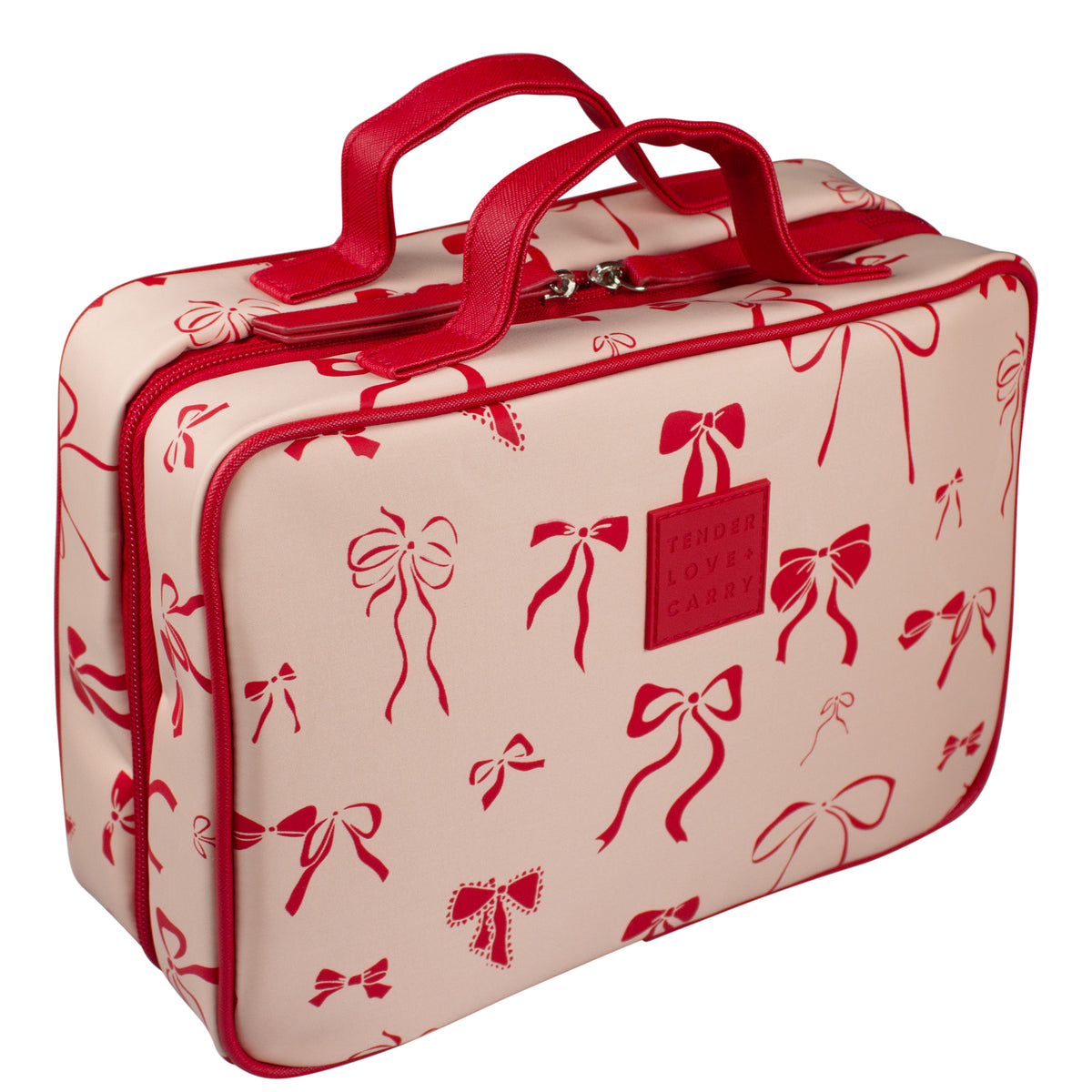 Tender Love + Carry Assorted Red Bow - Hanging Washbag