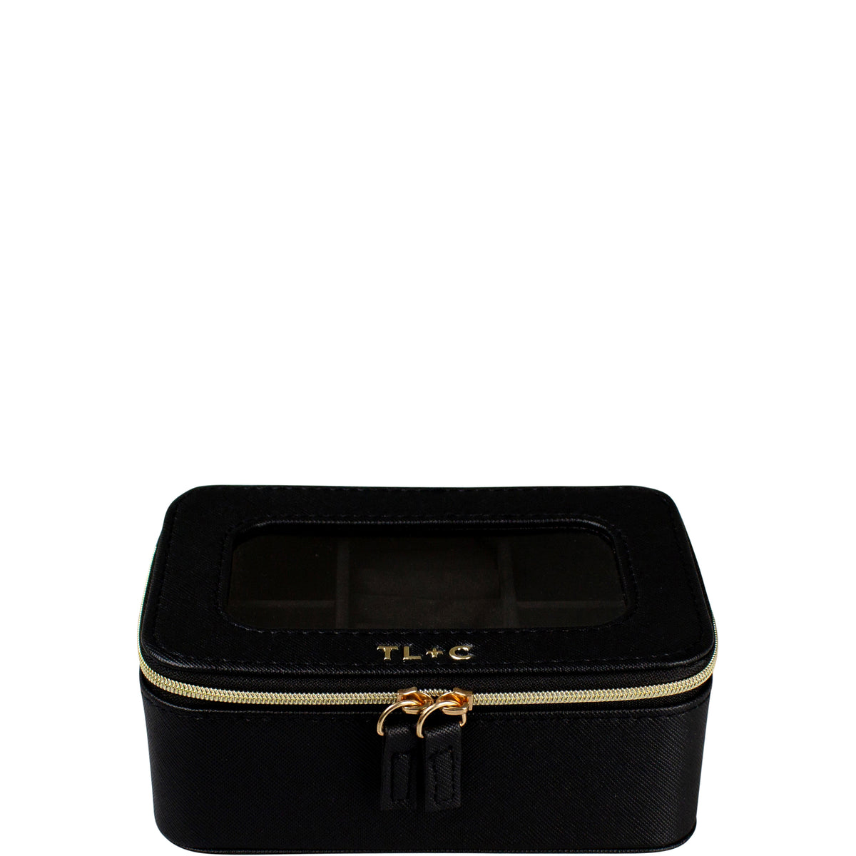 Tender Love + Carry Top Jewellery Case - Black Clear