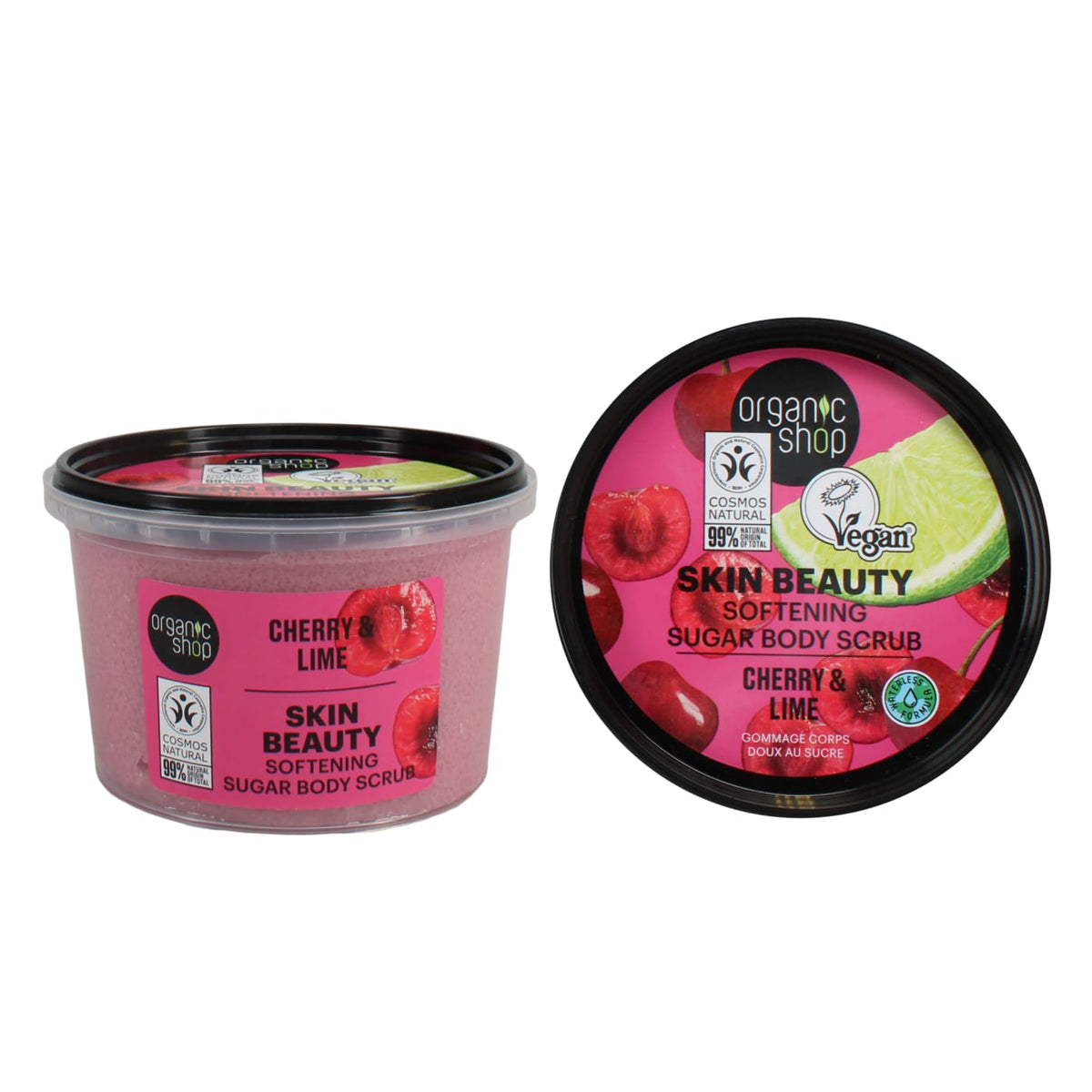 ORGANIC SHOP Body Scrub Cherry & Lime 250ml