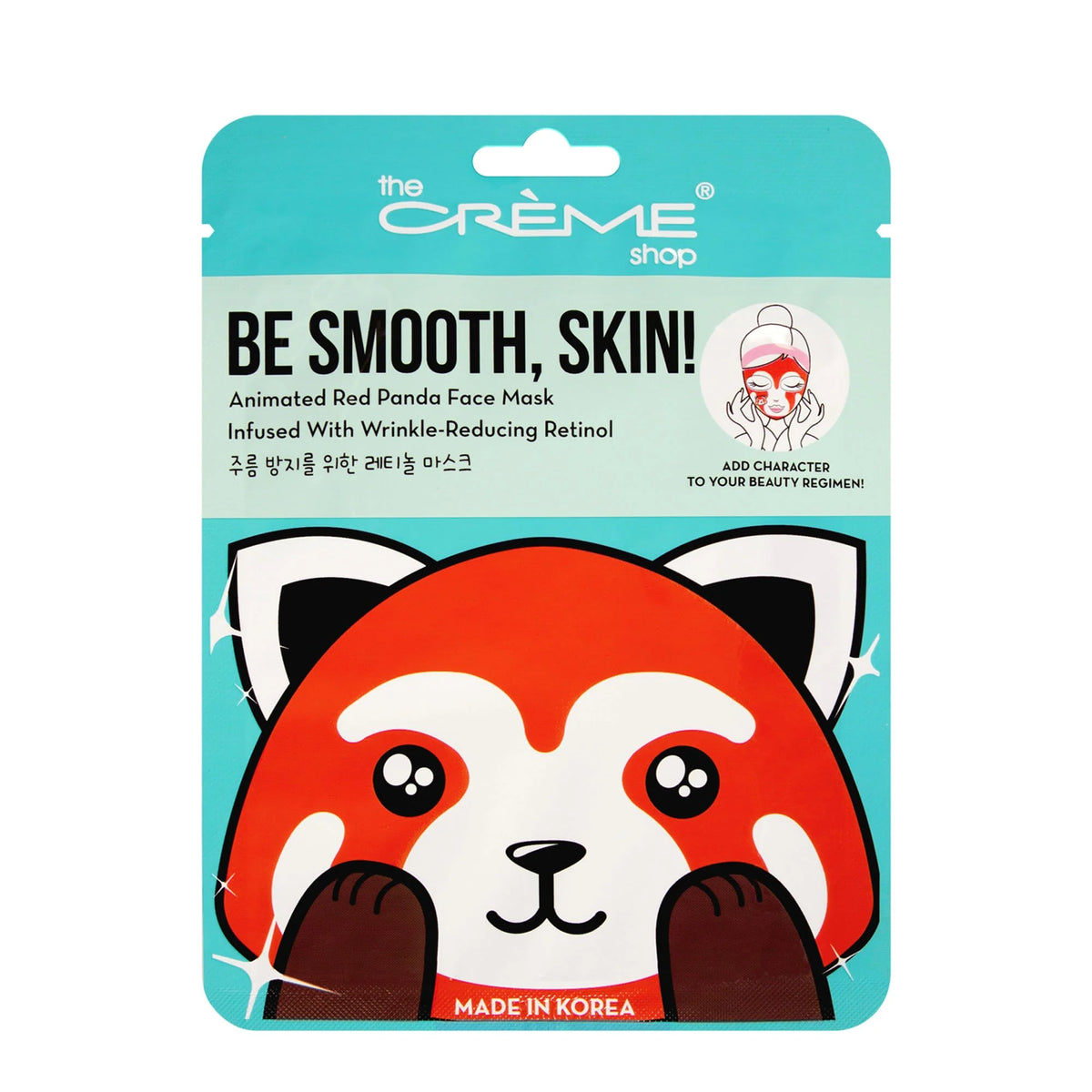 The Creme Shop Sheet Mask Be Smooth Red Panda