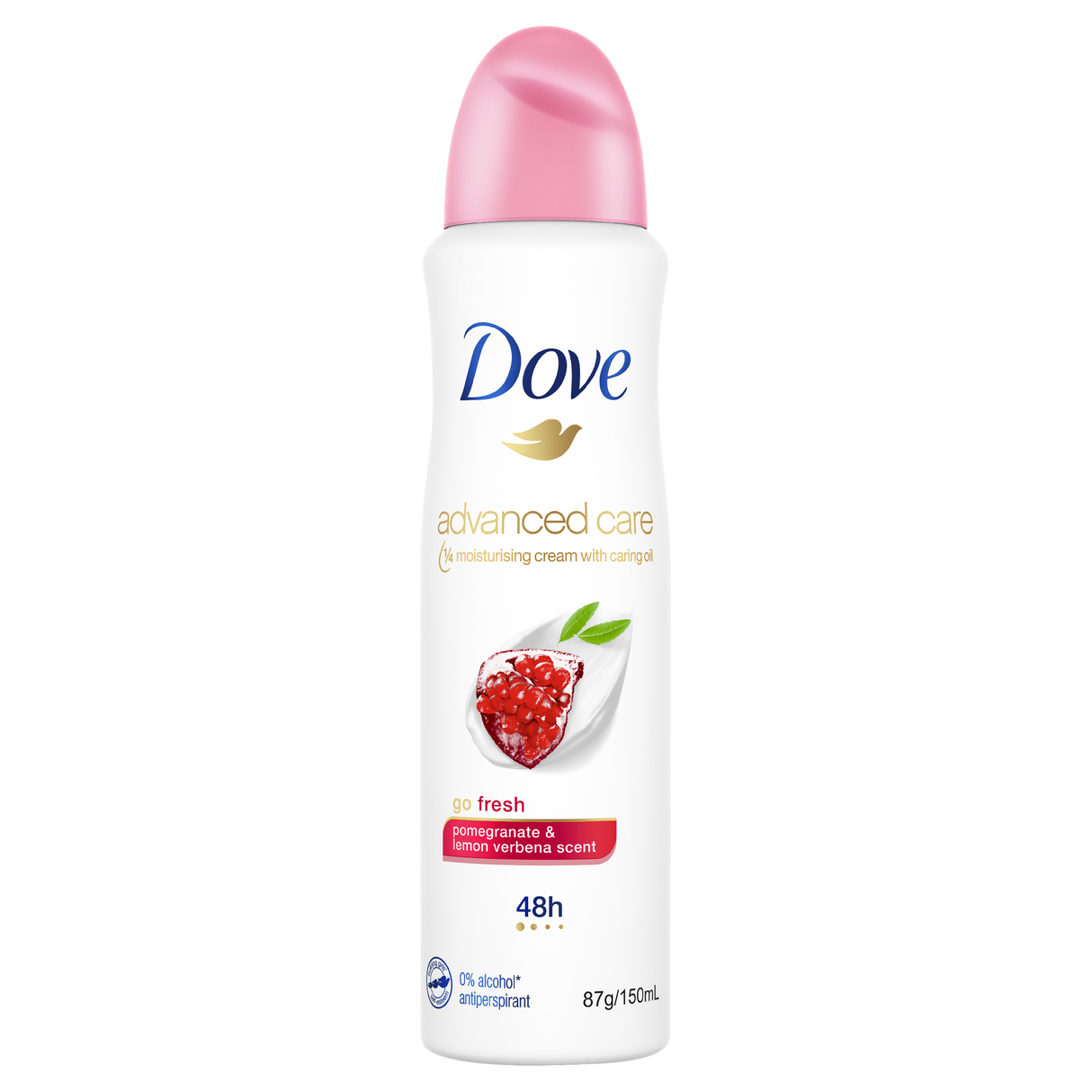 DOVE Womens A/Persp Pomegranate 150ml