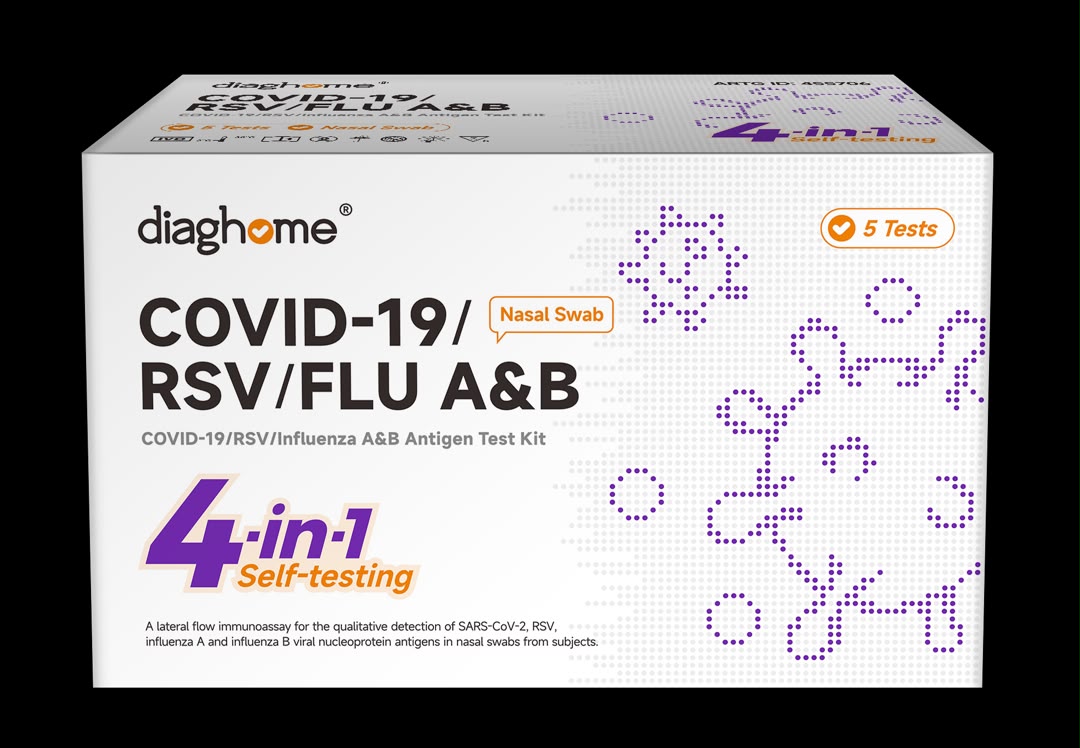 DiagHome COVID-19/RSV/ Test Kit 5pk
