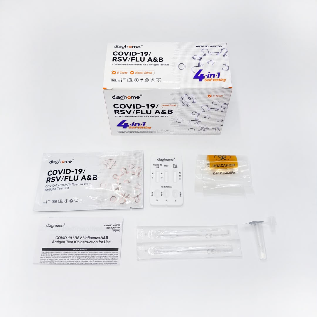 DiagHome COVID-19/RSV/ Test Kit 5pk