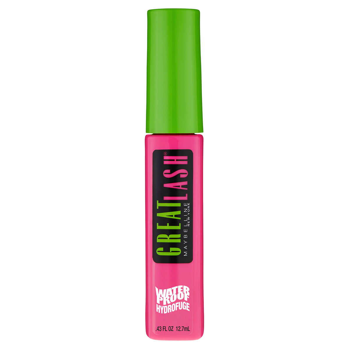 Maybelline Great Lash Volumizing Waterproof Mascara - Blackest Black