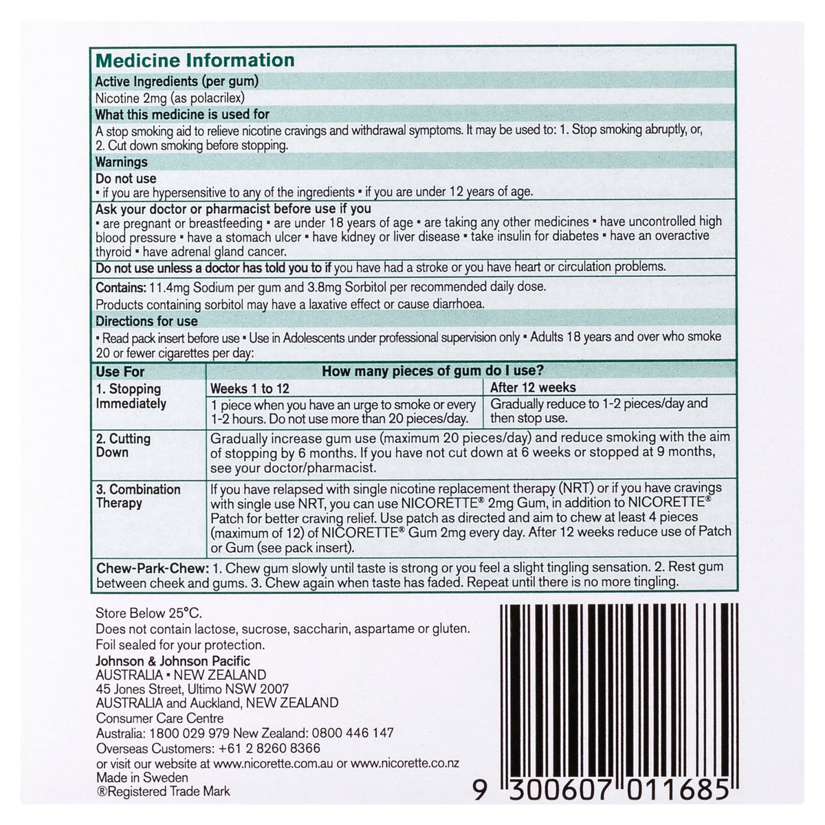 NICORETTE Gum Classic 2mg 150s