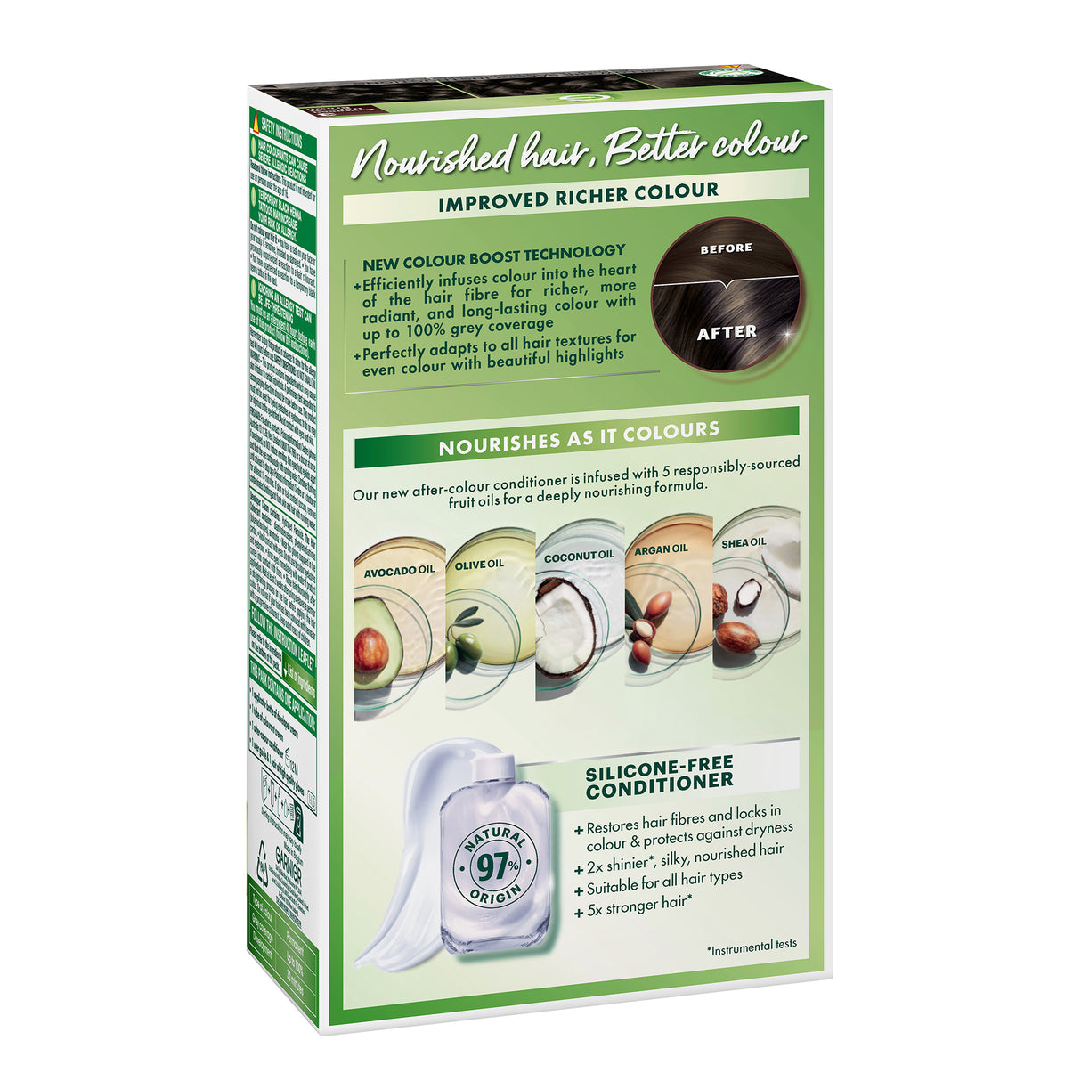 Garnier Nutrisse Permanent Hair Colour - 3 Espresso Darkest Brown