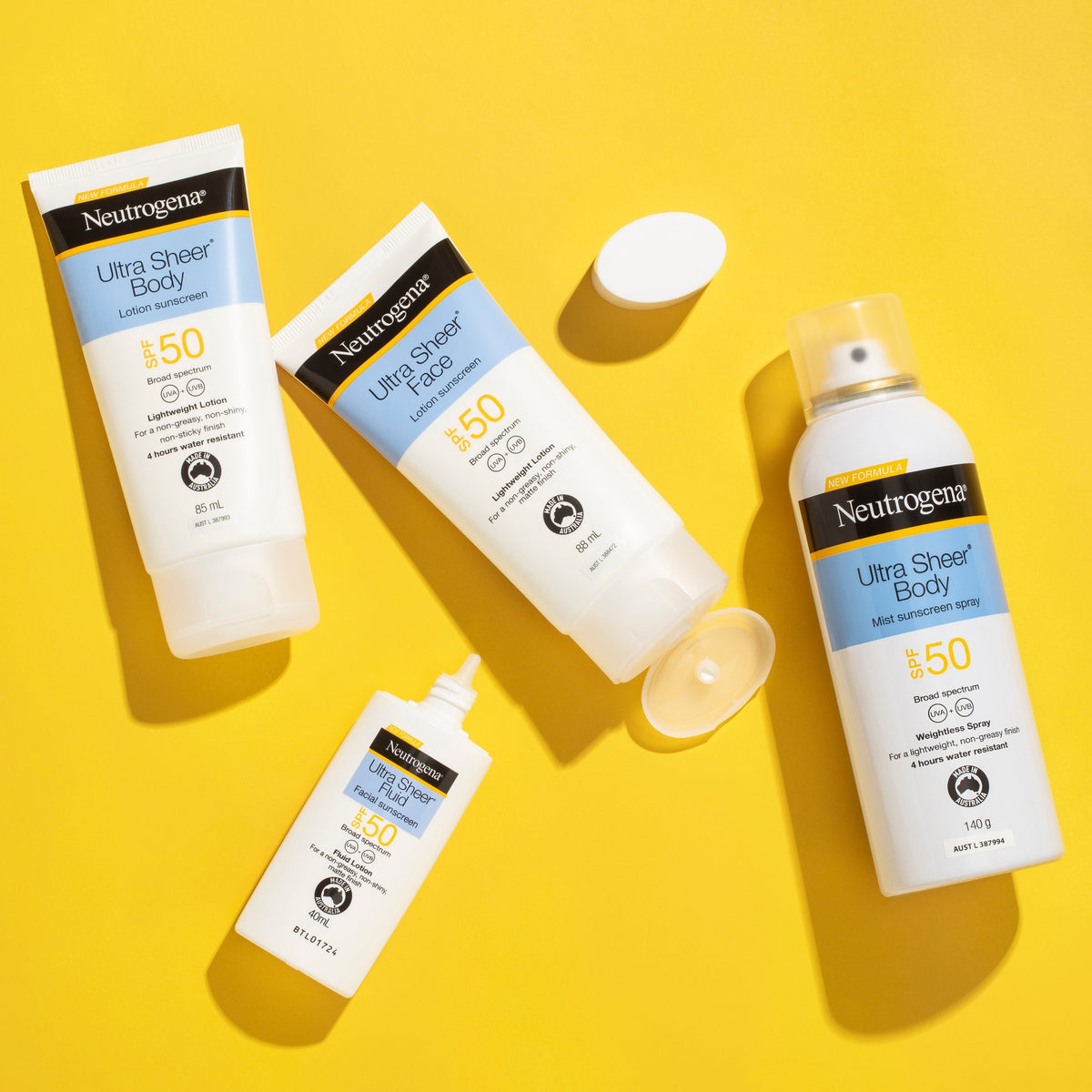Neutrogena Ultra Sheer Face Fluid SPF 50 40 mL