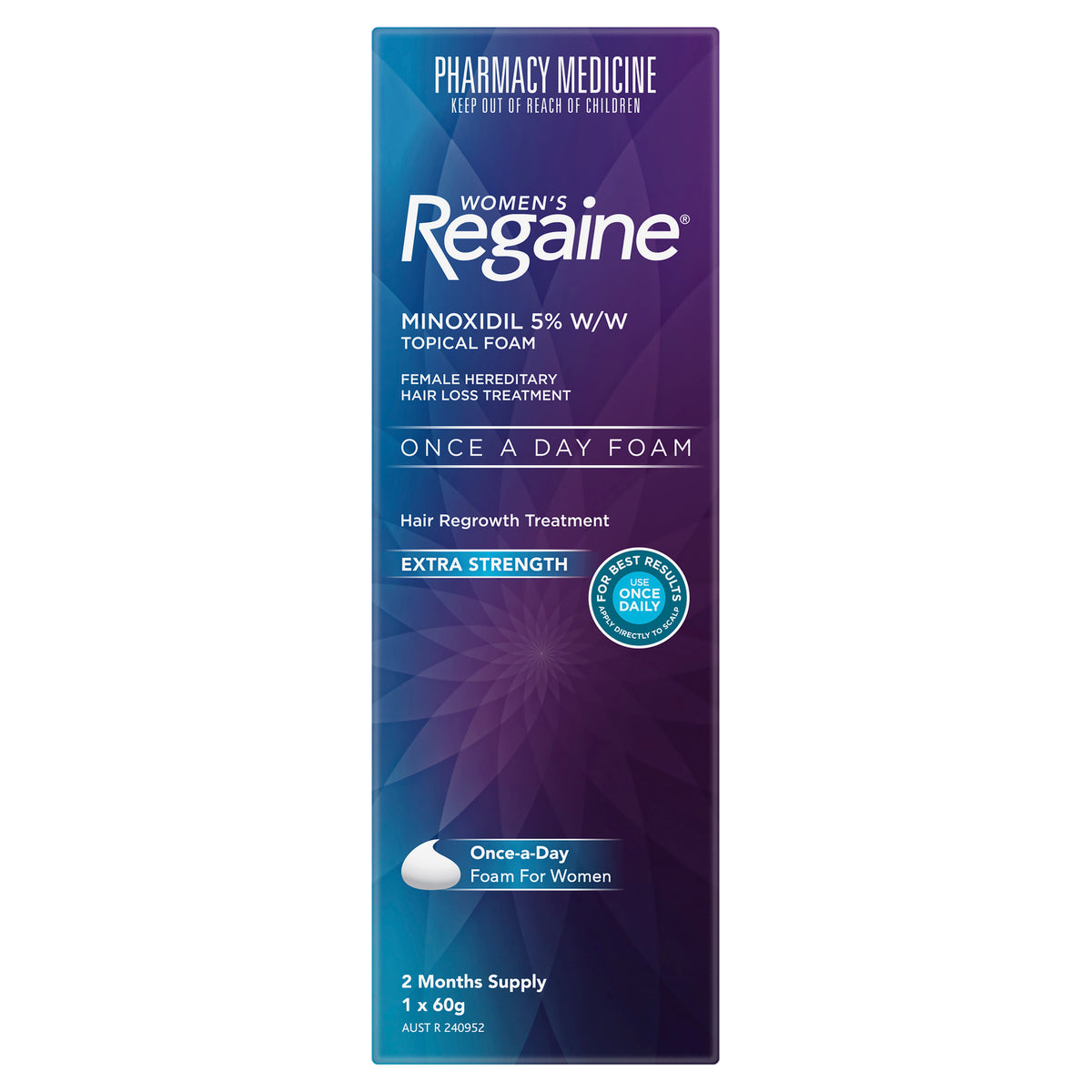 Regaine Woman Foam 5% 2Months 60g