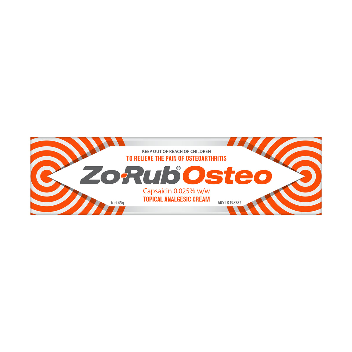 ZO-RUB Osteo Capsaicin0.025% w/w 45g