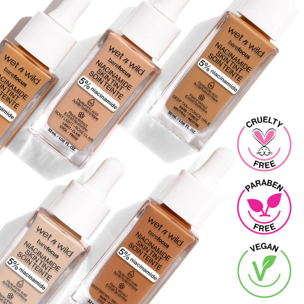 Wet n Wild Bare Focus Niacinamide Skin Tint Amber Beige