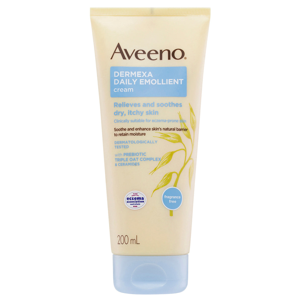 Aveeno Dermexa Daily Emollient Fragrance Free Cream 200mL