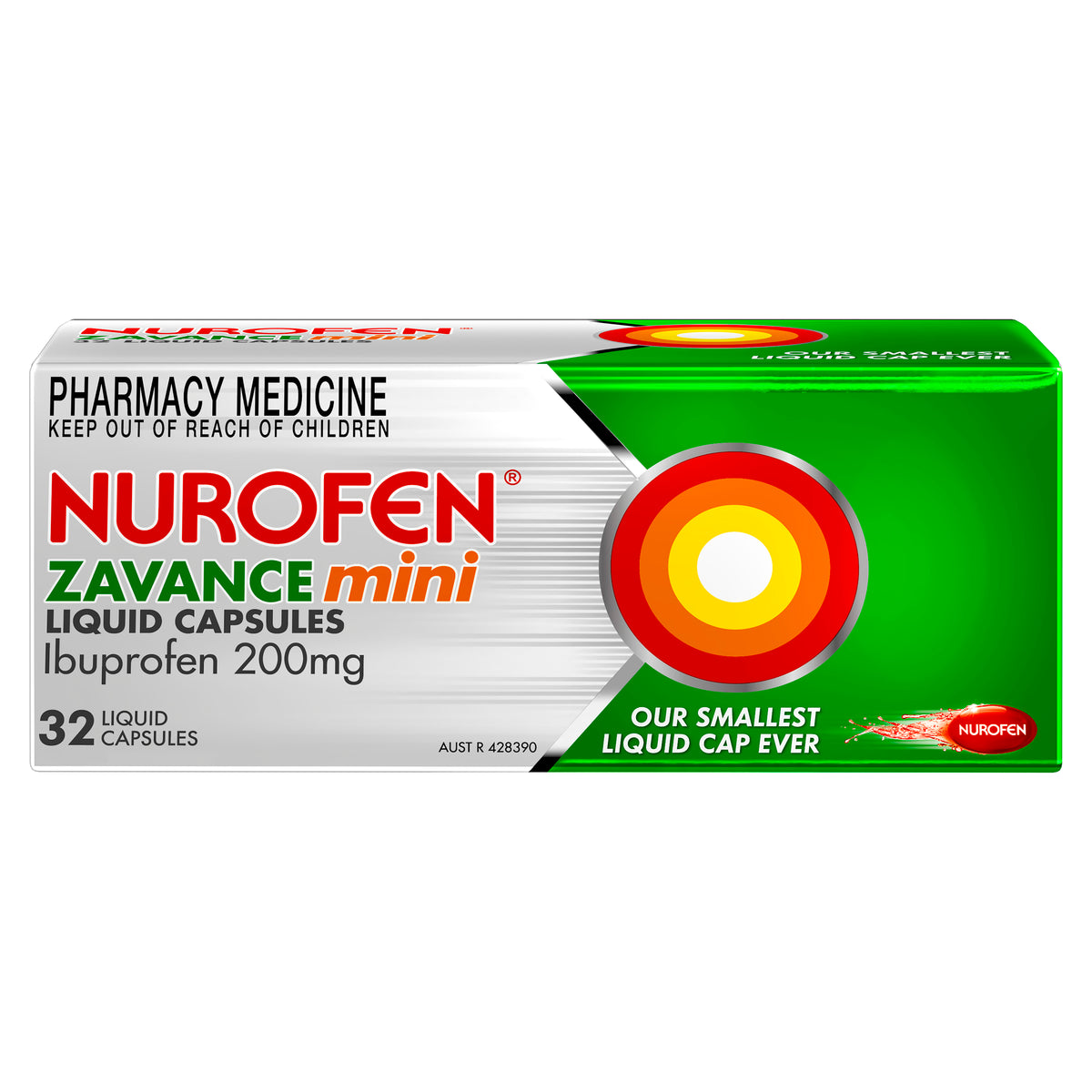 NUROFEN Zavance Mini Liquid Caps 32s