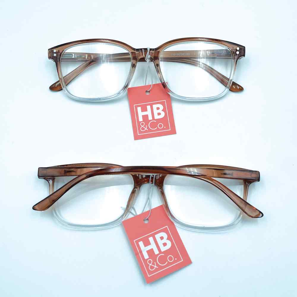 HB&Co Ombre Reading Glasses +4 Brown