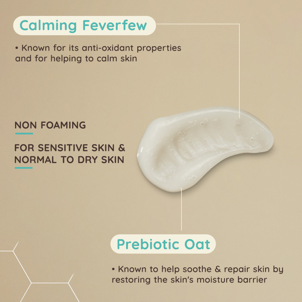 Aveeno Calm And Restore Nourishing Oat Cleanser 200ml