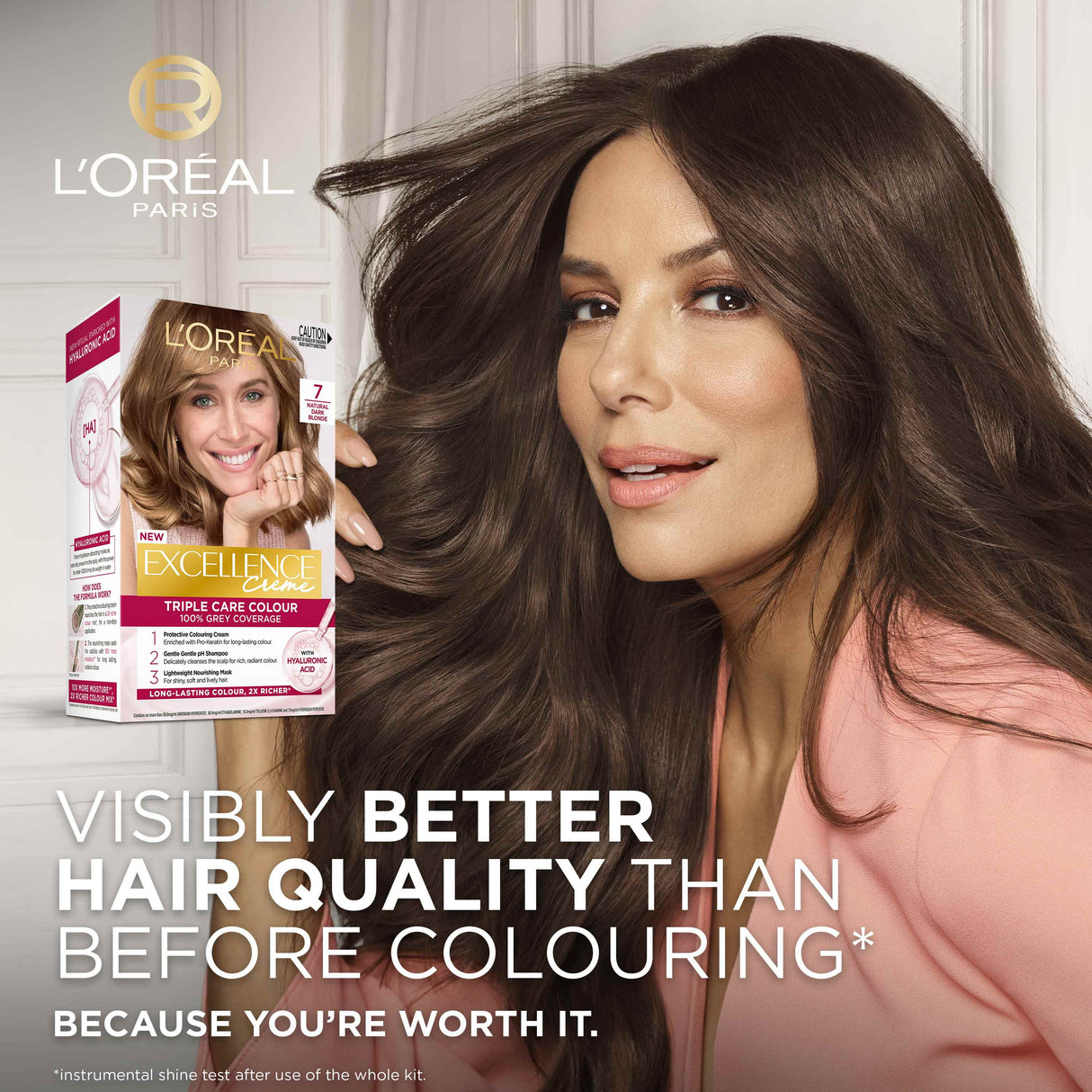L'Oréal Paris Excellence Crème Permanent Hair Colour - 7 Dark Blonde