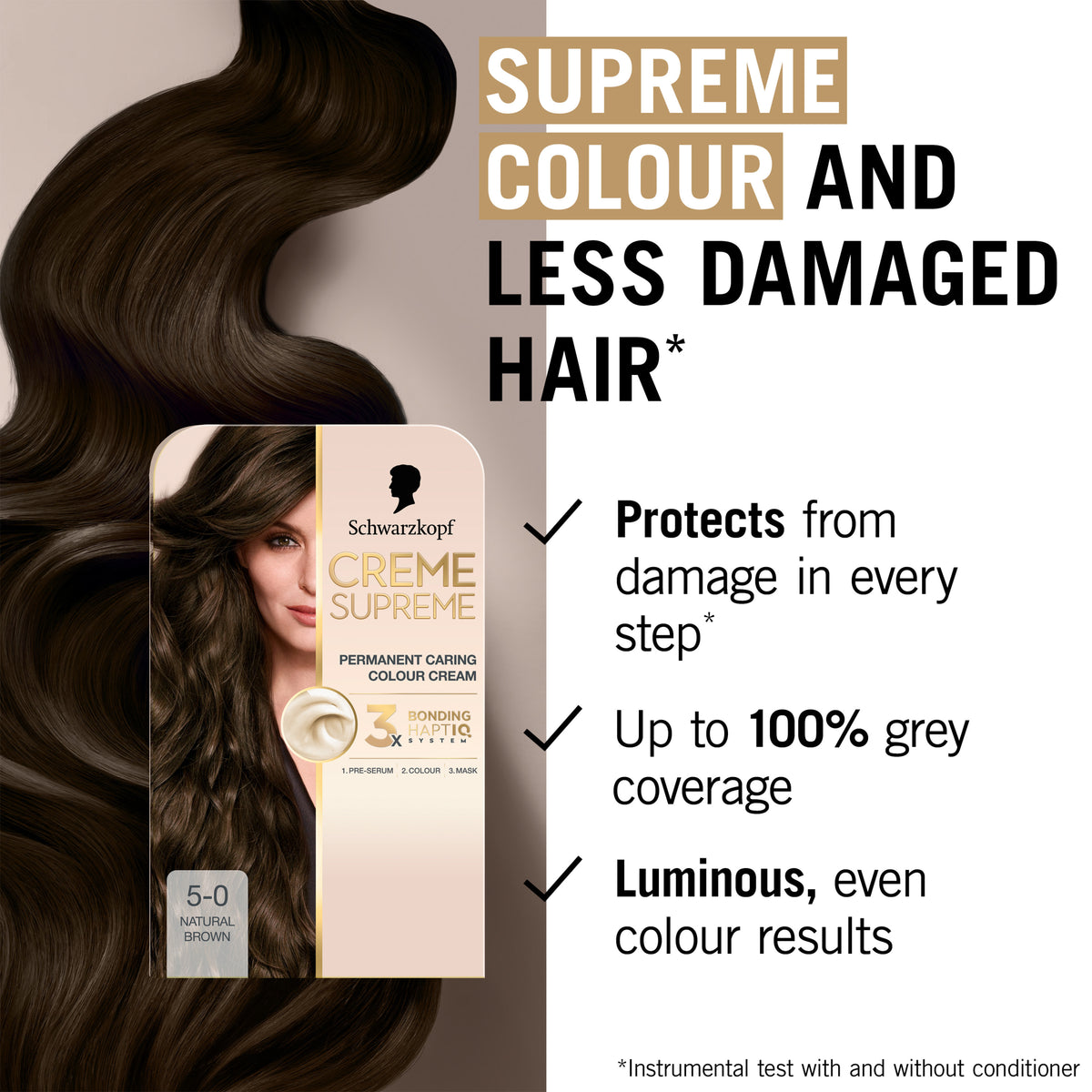 Schwarzkopf Creme Supreme 5-0 Natural Brown