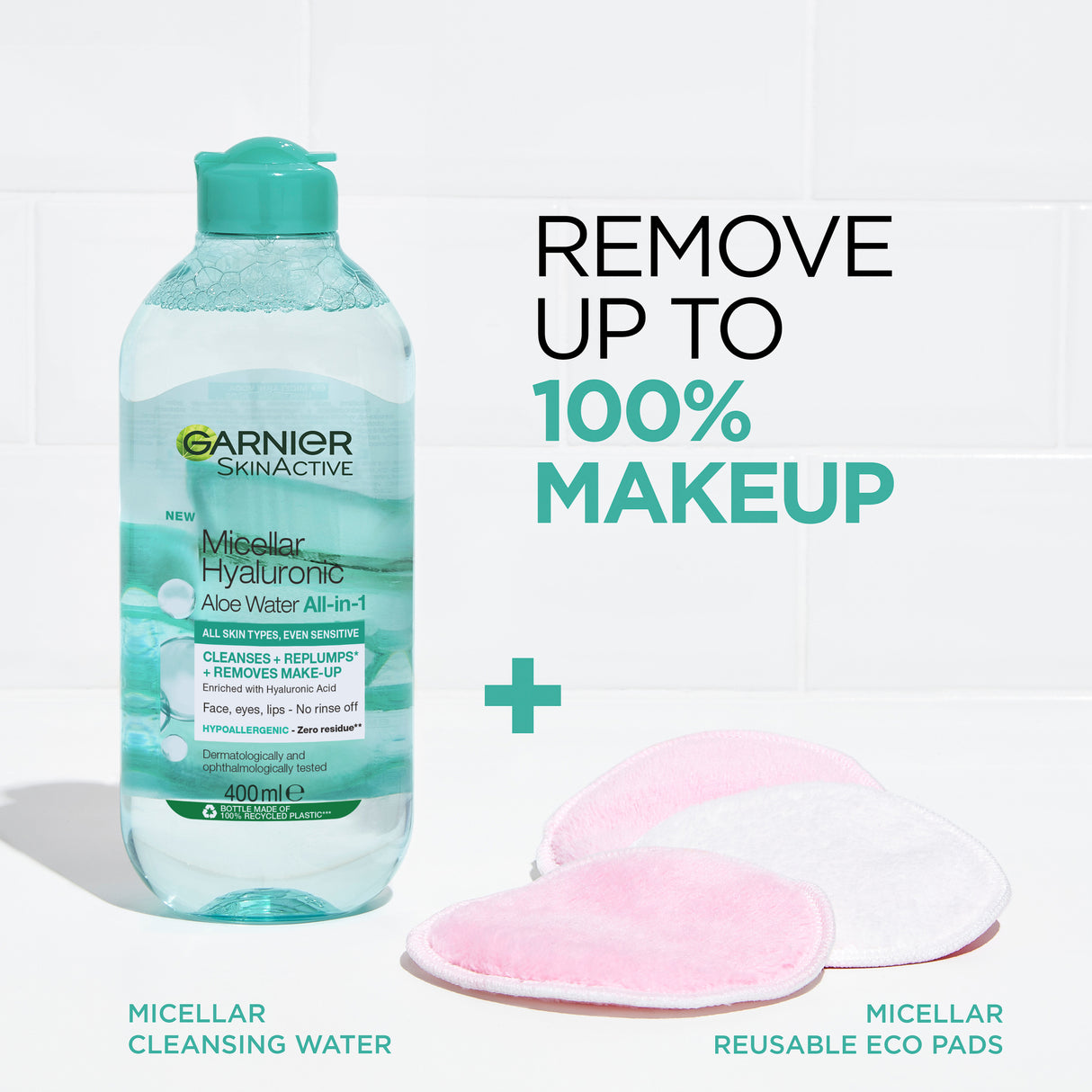 Garnier Skin Active Micellar Hyaluronic Aloe Water All-In-1 400ml