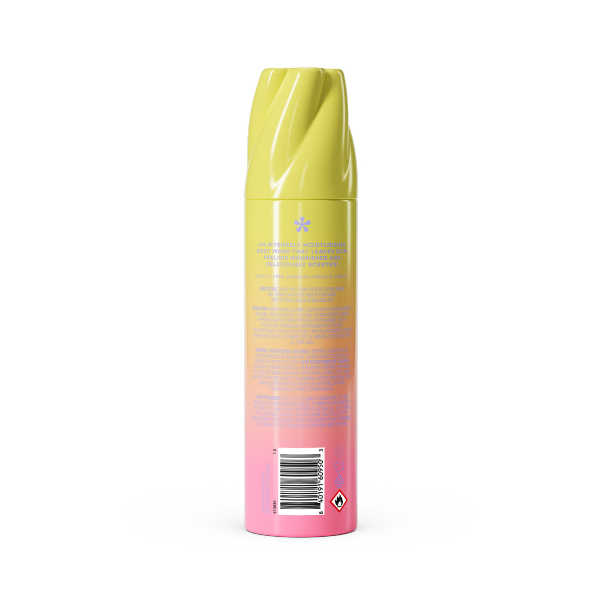 DAISE Foaming Body Wash in Pineapple Whip, 8.8 oz/ 250 g / 265 mL