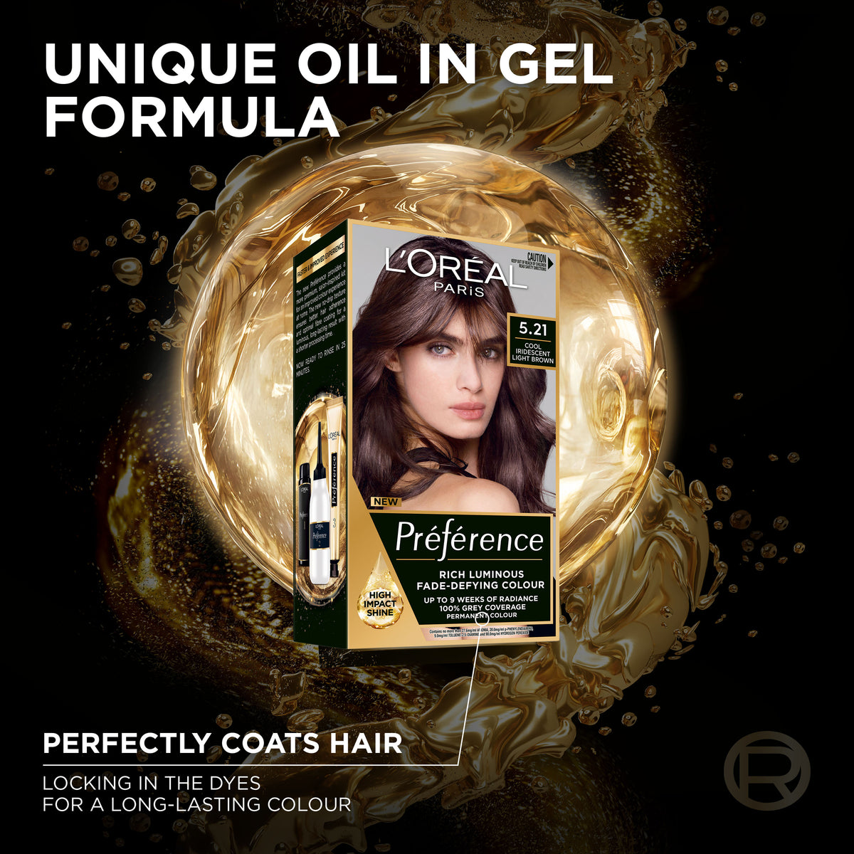 L'Oréal Paris Préférence 5.21 Florence Cool Iridescent Brown