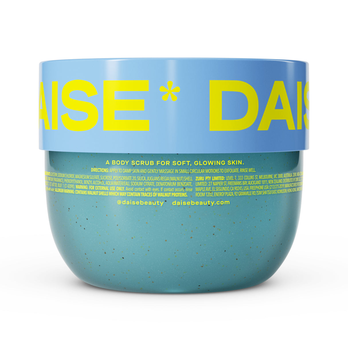 DAISE Exfoliating Body Scrub in Coconut Glow, 18 oz/510 g