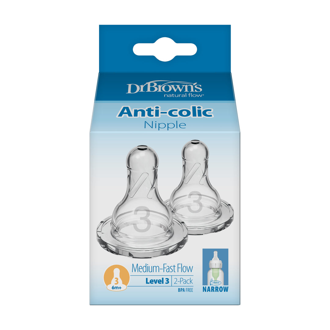 Dr. Brown's Narrow Neck Level 3 Teats 2pk