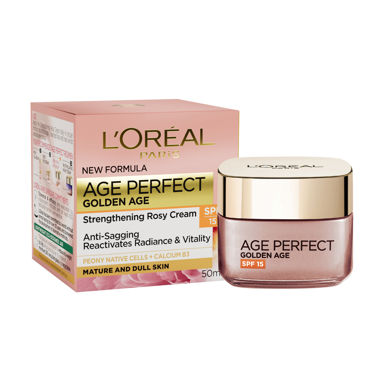L'Oréal Paris Age Perfect Golden Age Rosy SPF15 Day Cream 50ml