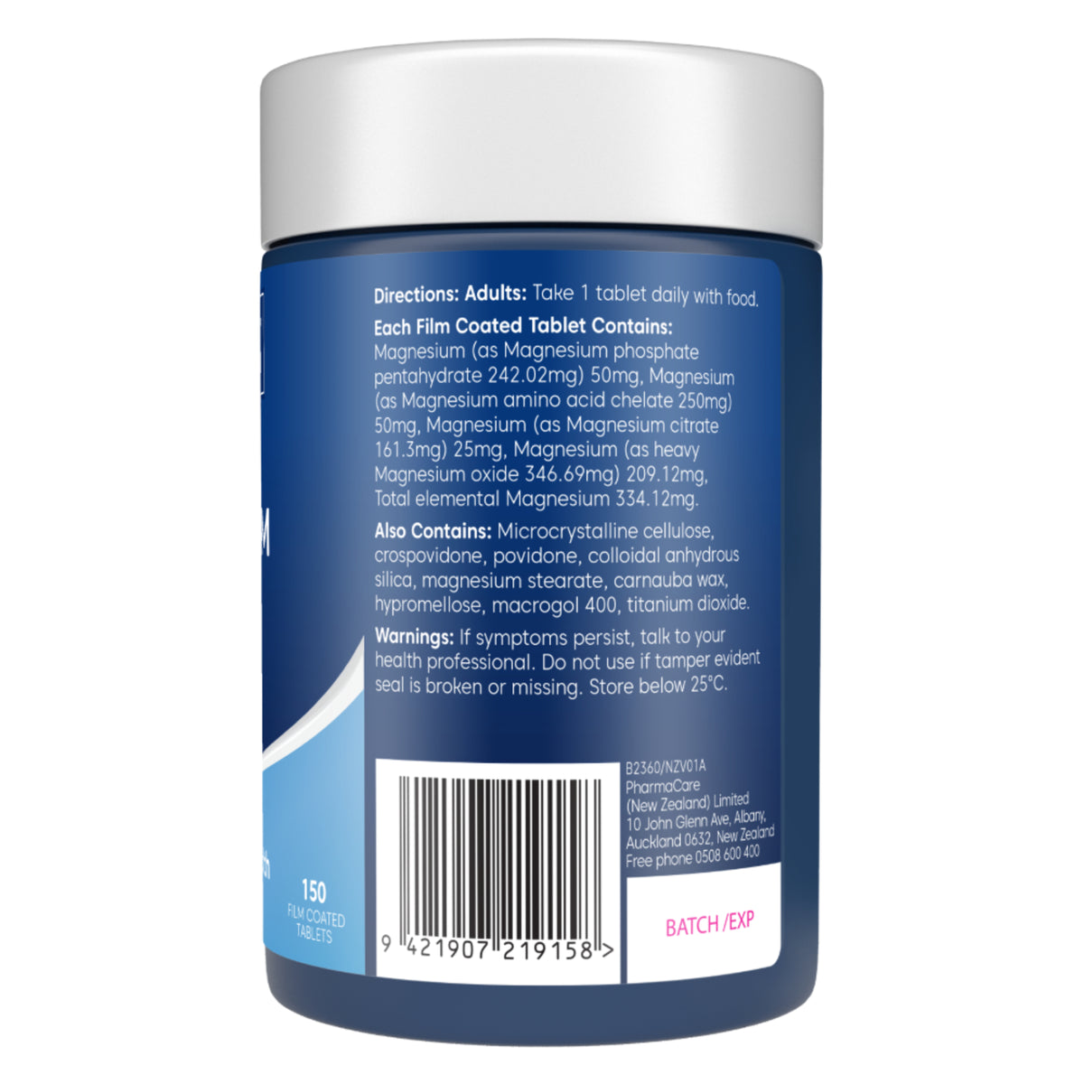 Bioglan Active Magnesium 1000mg 150 tablets