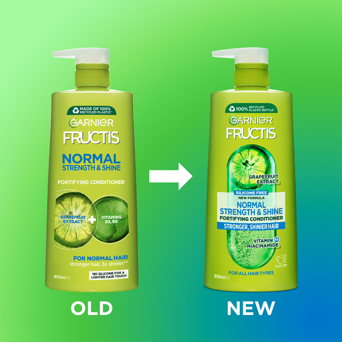 Garnier Fructis Normal Strength & Shine Normal Hair Conditioner 850ml