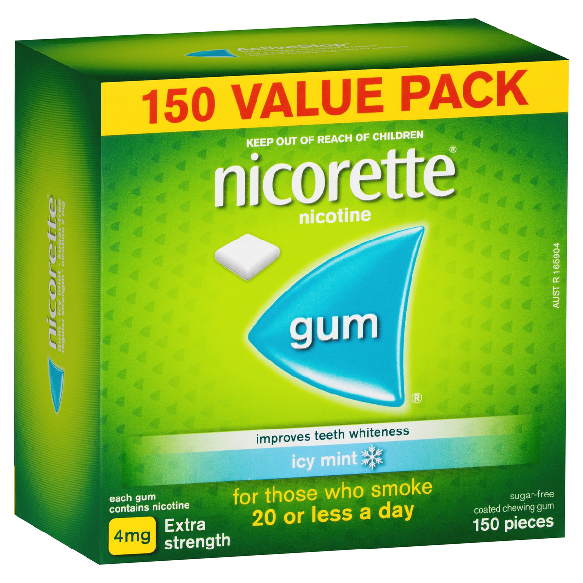 NICORETTE Gum Icy Mint 4mg 150s