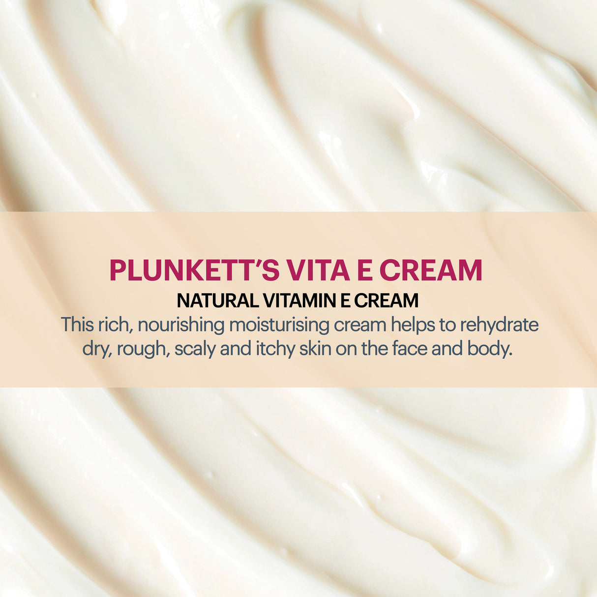 Plunkett's Vita E Natural Vitamin E Cream 100g
