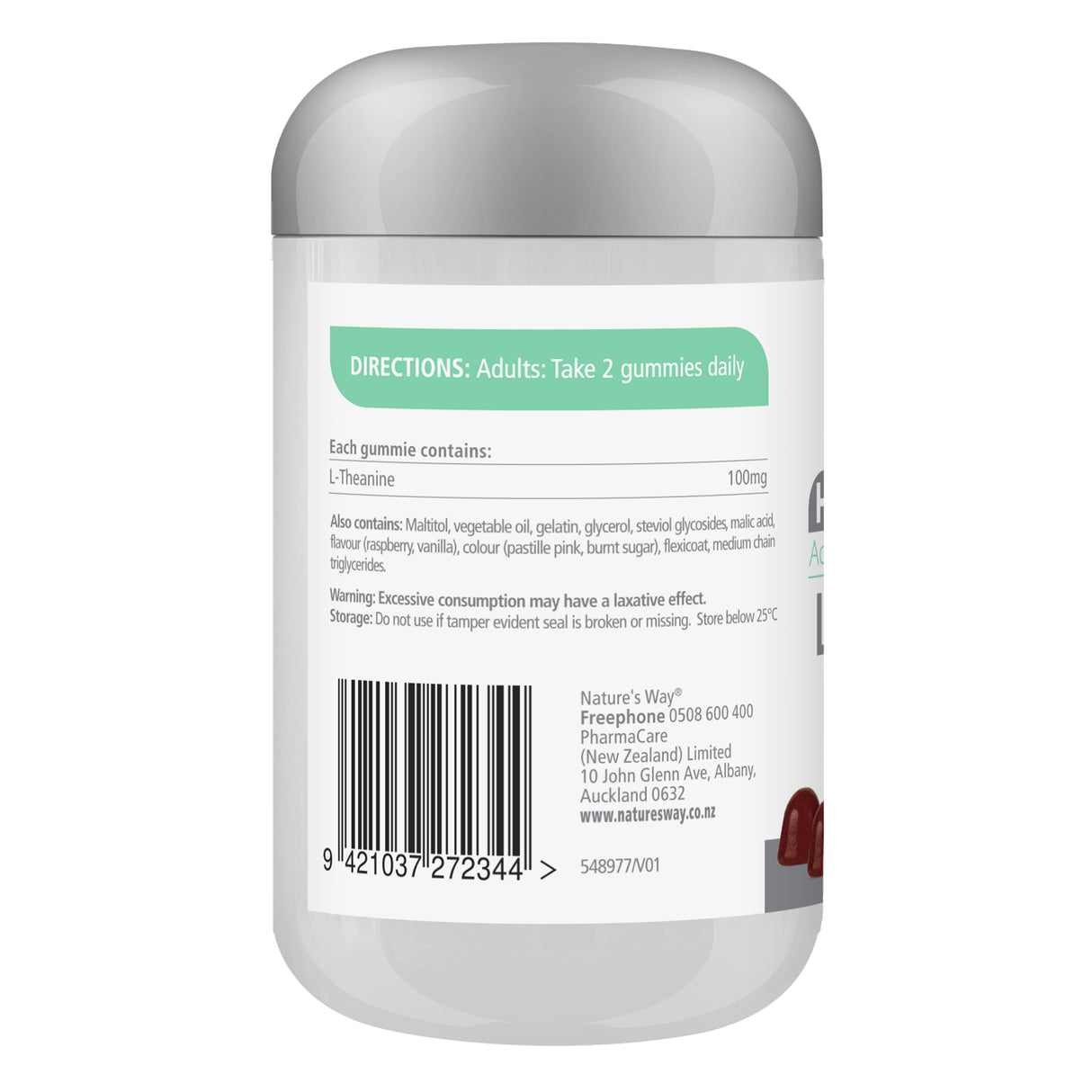 Natures Way Adult Vita Gummies High Strength L-Theanine 50 Gummies