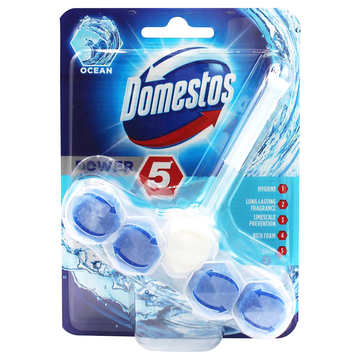 Domestos Power Toilet Block Ocean 5pk