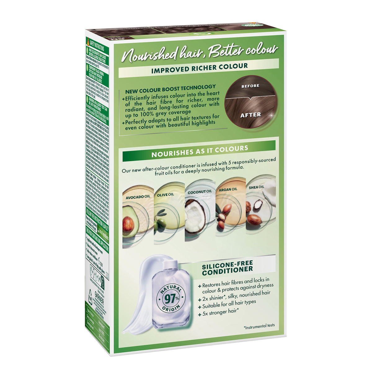 Garnier Nutrisse Permanent Hair Colour - 6N Nude Light Brown