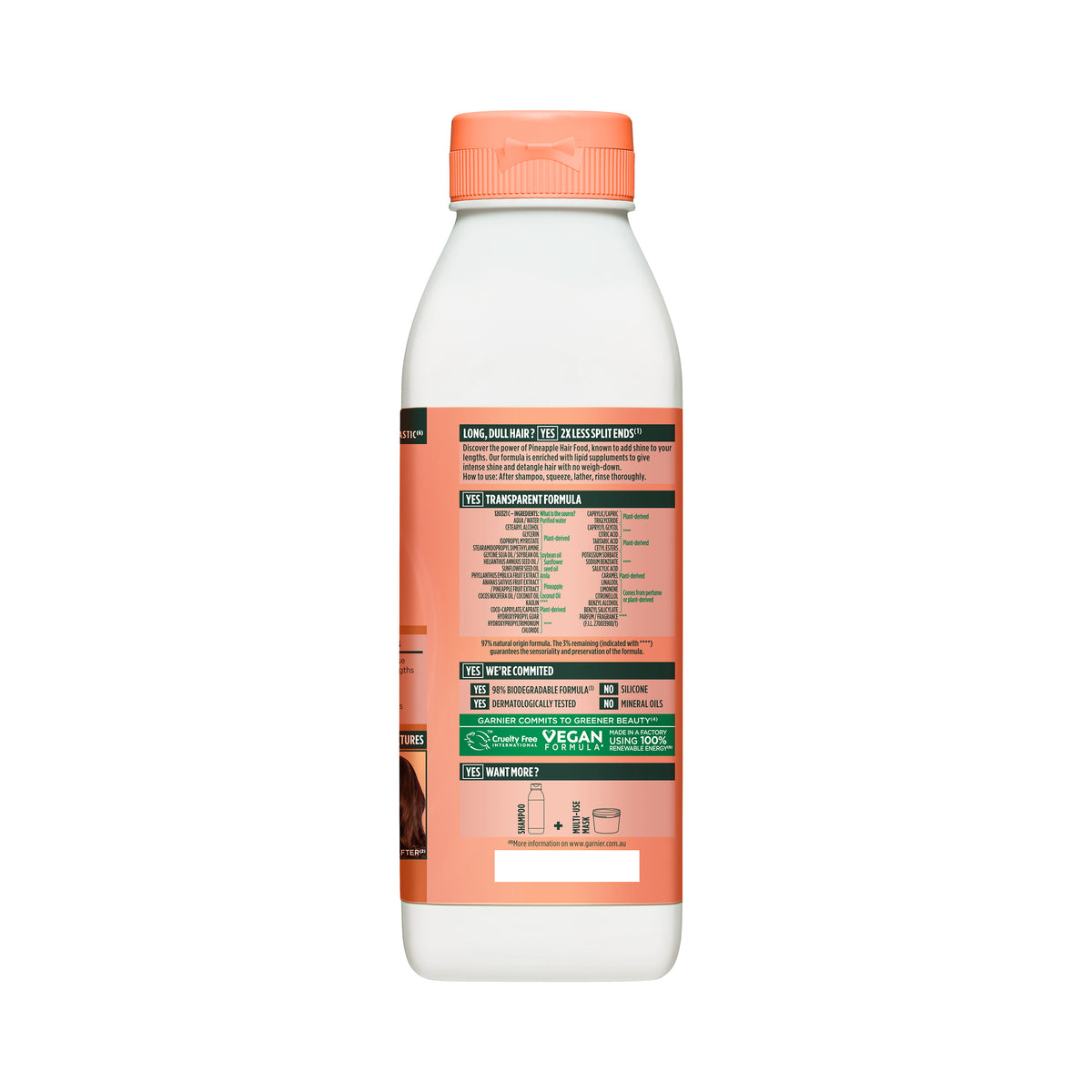 Garnier Fructis Hair Food Conditioner Pineapple 350 mL