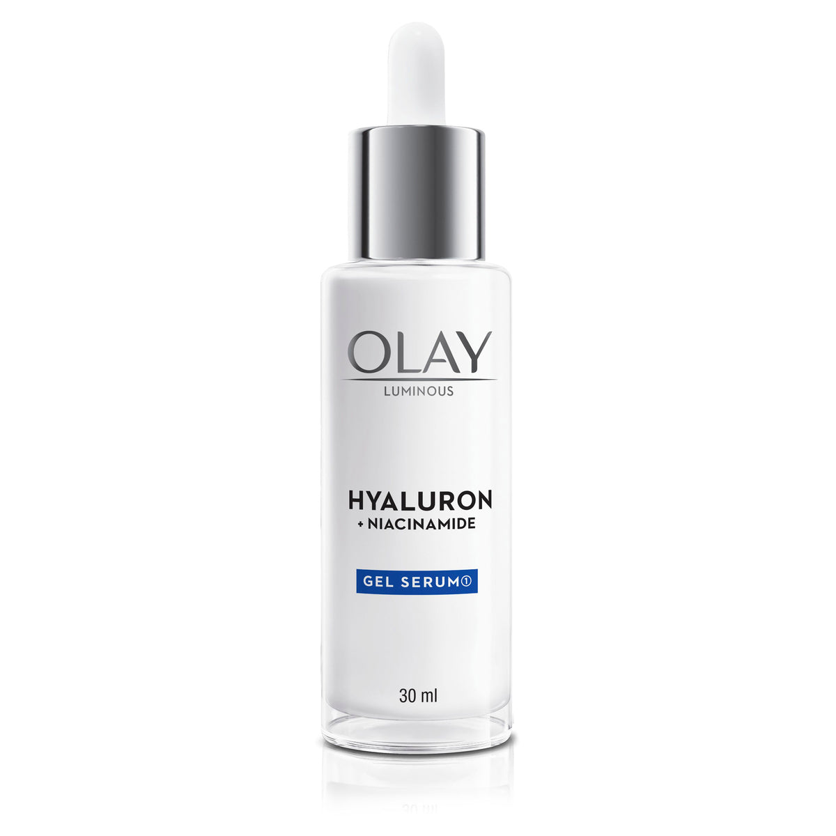 OLAY LUMINOUS HYALURON+ NIACINAMIDE GEL SERUM 30ML.