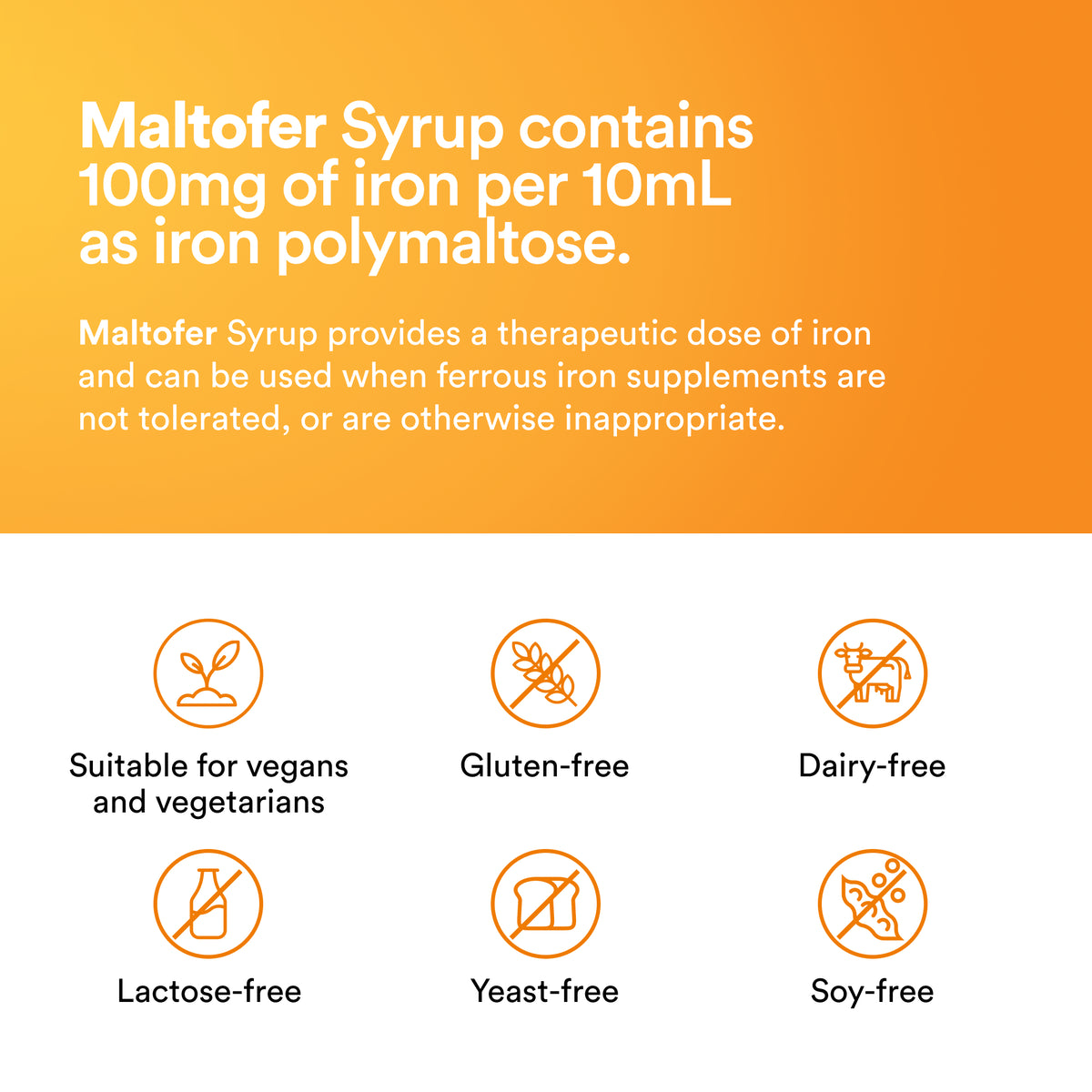 Maltofer Iron Syrup 50mg/5ml 150ml