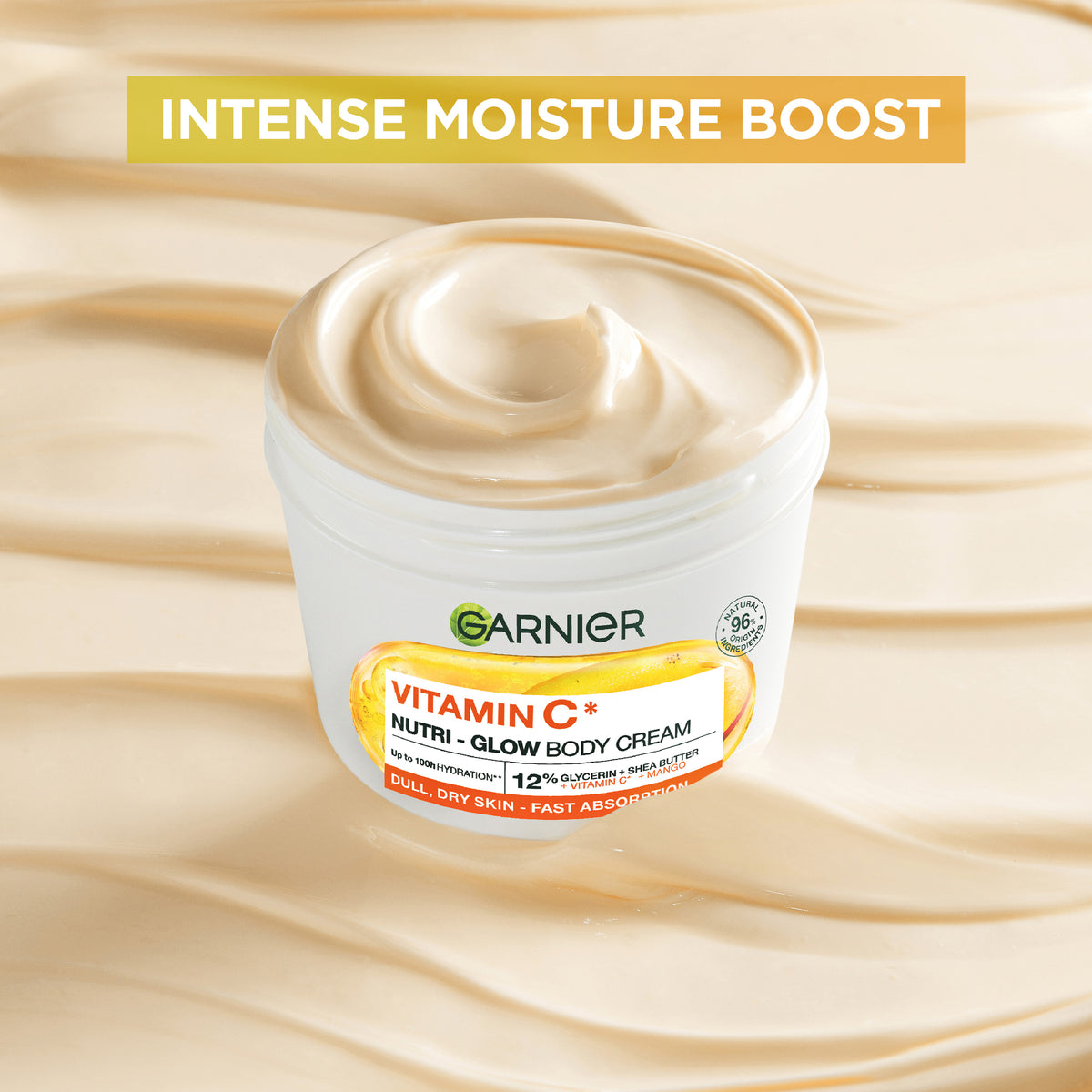 GARNIER Bodyfood Moisturiser Mango 380ml