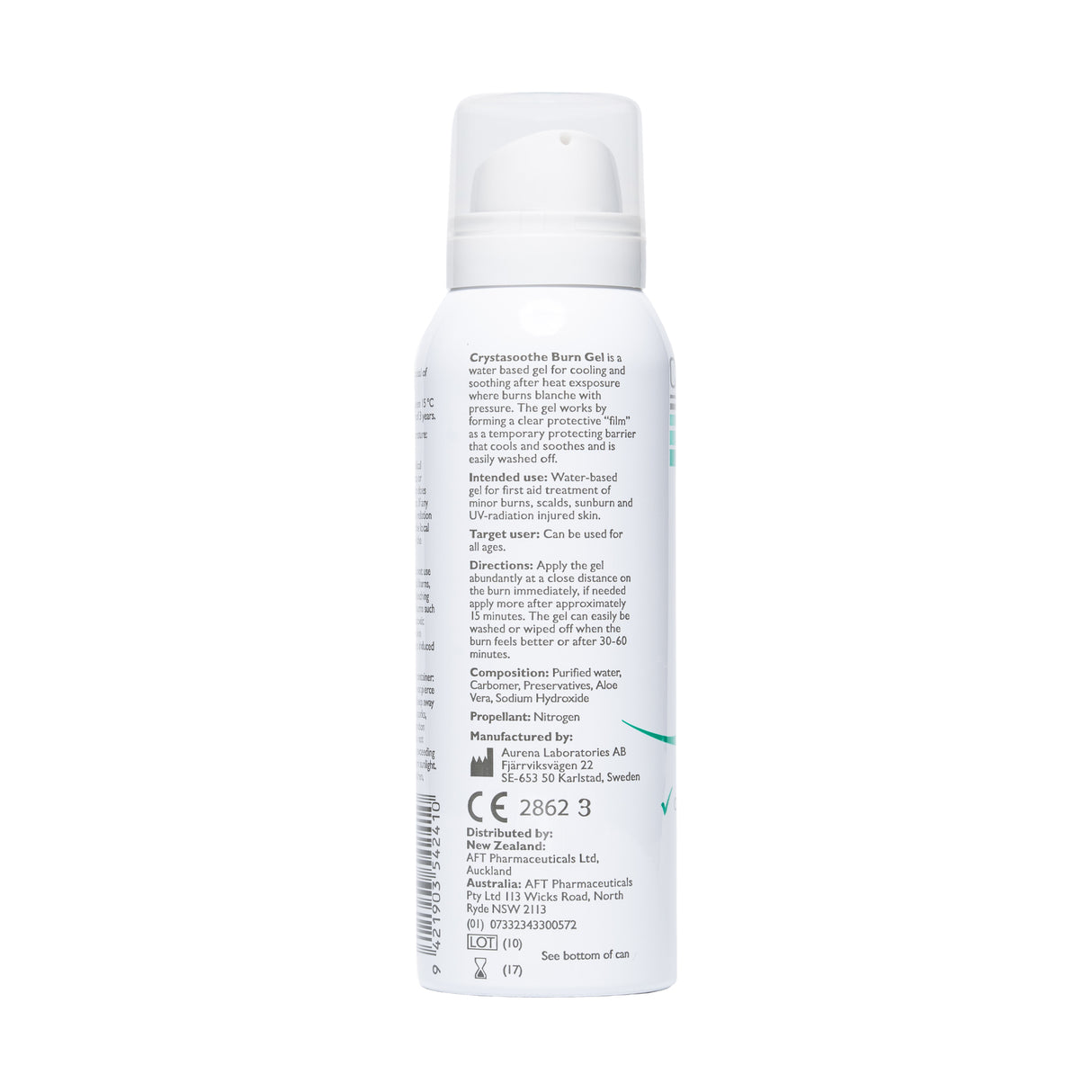 Crystasoothe Burn Gel 100 mL