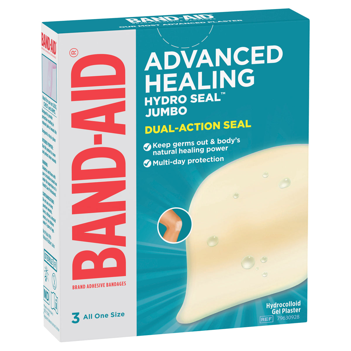 Band-Aid Advanced Healing Hydro Seal Jumbo 3 Pack