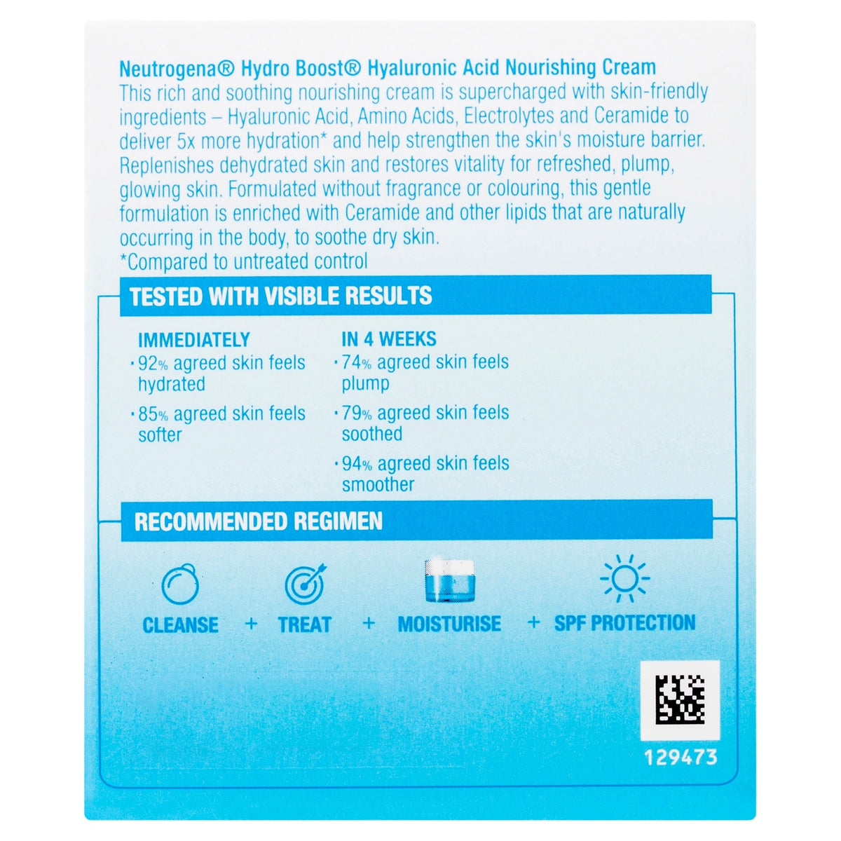 Neutrogena Hydro Boost Hyaluronic Acid Nourishing Cream 50 g